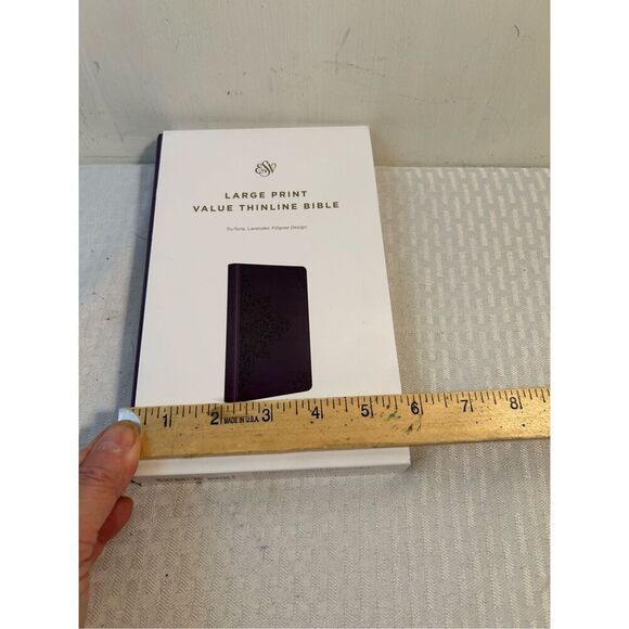 Crossway ESV large print thin line trutone lavender 9"x6"new - Picture 6 of 6